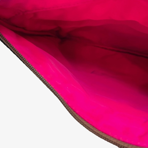 DOONEY & BOURKE Black Brown Genuine Leather Canvas CROSSBODY Purse Messenger Bag - Picture 15 of 16